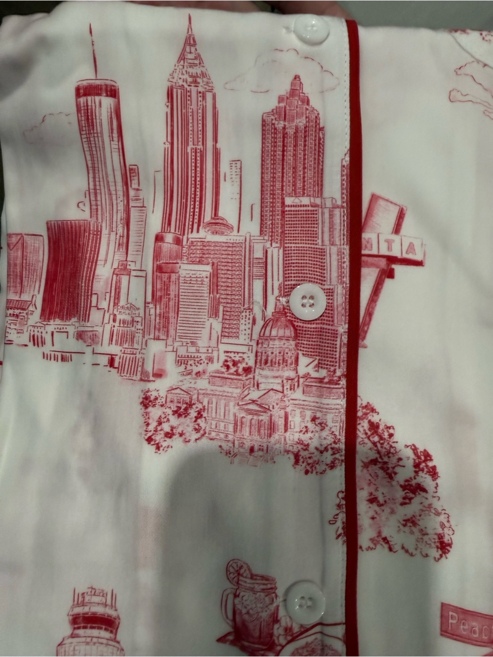 Atlanta Toile Women's Pajama Pants Set - Stylish Comfort for Home and Sleep - Picture 9 of 16